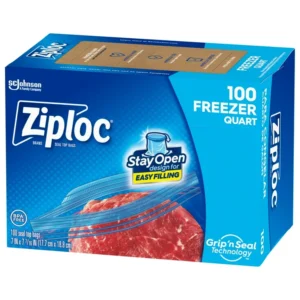 ZIPLOCK FREEZER QUART