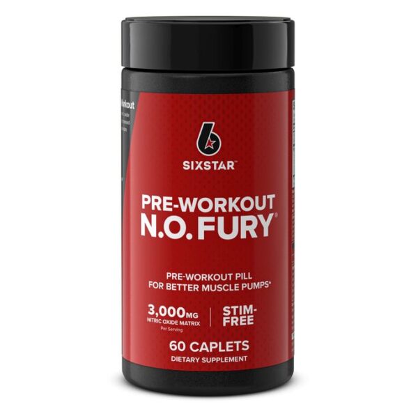 PREWORKOUT N.O. FURY 60CAPLETS