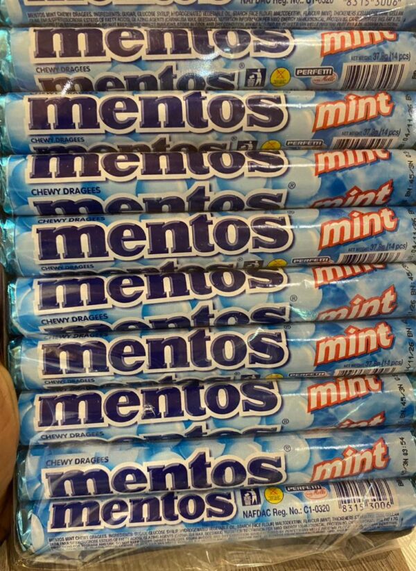 MENTOS CHEWY DRAGEES
