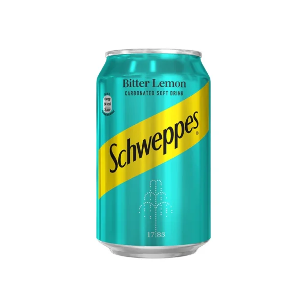 SCHWEPPES Bitter Lemon Can