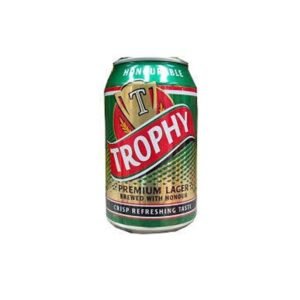 TROPHY LAGER BEER CAN
